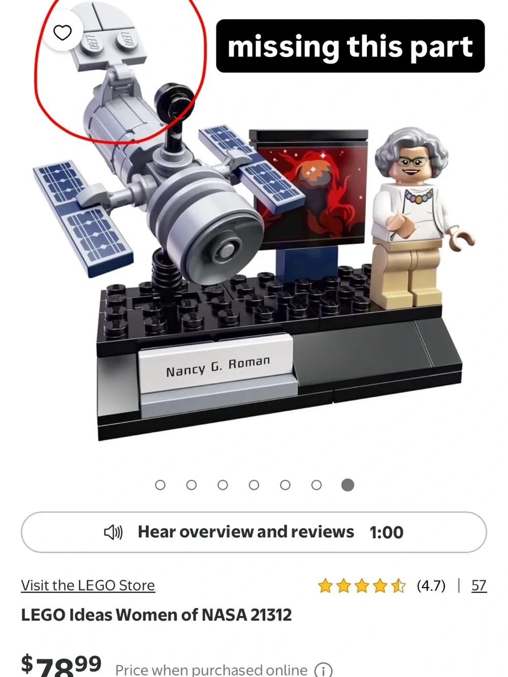 LEGO Ideas Women in NASA Retired Set 21312